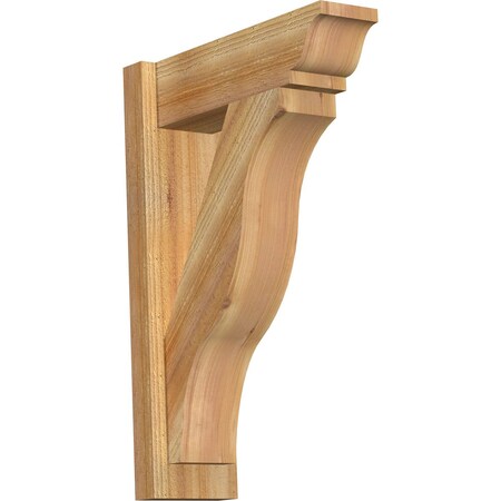 Ekena Millwork Funston Rough Sawn Traditional Outlooker, Western Red Cedar, 6"W x 18"D x 26"H OUT06X18X26FST01RWR